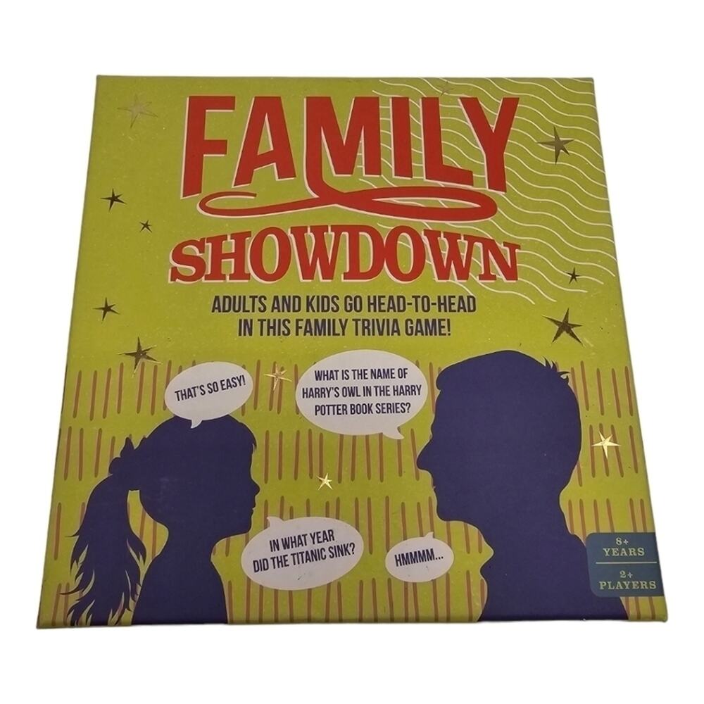 Family Showdown Trivia Card Game by Professor Puzzle NEW